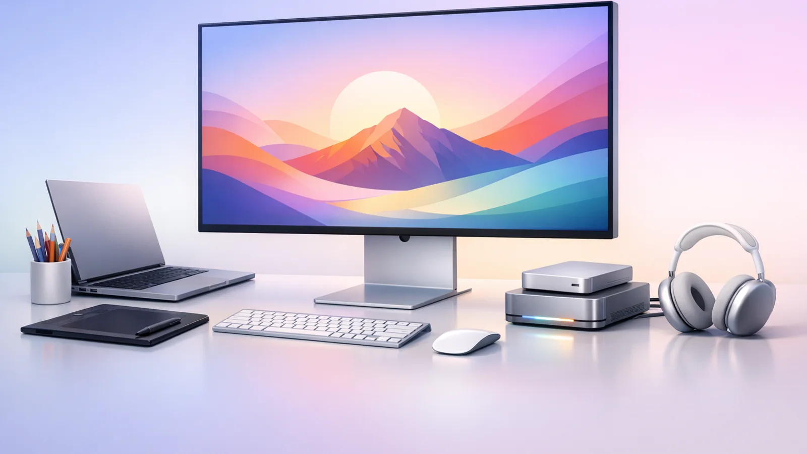 Visuel de couverture pour Setup Mac créatif en promo : les meilleurs écrans et SSD avant rupture