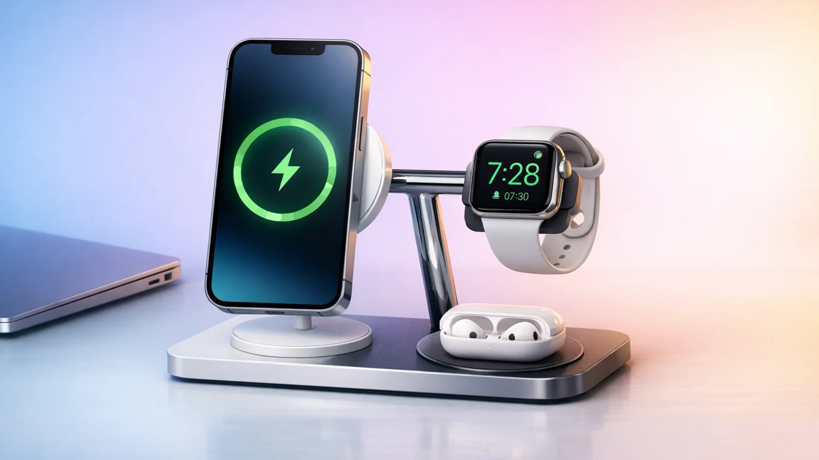 Visuel de couverture pour Stations de charge MagSafe Anker & Belkin en baisse : lesquelles choisir pour ton bureau Apple ?